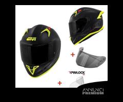 CASCO INTEGRALE MOTO GIVI 50.9 SOLID+ VISIERA FUME - 1