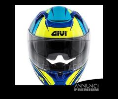 CASCO INTEGRALE MOTO GIVI 50.6 GLADE BLU GIALLO - 2