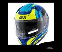 CASCO INTEGRALE MOTO GIVI 50.6 GLADE BLU GIALLO - 3