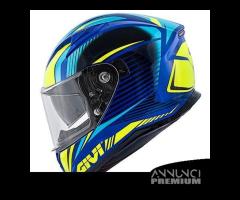 CASCO INTEGRALE MOTO GIVI 50.6 GLADE BLU GIALLO - 4