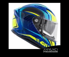 CASCO INTEGRALE MOTO GIVI 50.6 GLADE BLU GIALLO - 5