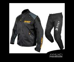 COMPLETO GIACCA PANTALONE MOTO ENDURO FUORISTRADA - 1