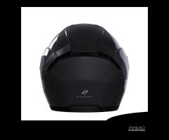 CASCO JET MOTO STORMER RUN NERO DOPPIA VISIERA