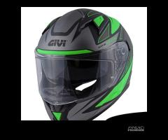 CASCO INTEGRALE MOTO GIVI 50.6 FOLLOW VERDE OPACO