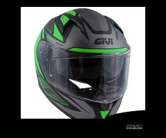 CASCO INTEGRALE MOTO GIVI 50.6 FOLLOW VERDE OPACO - 8