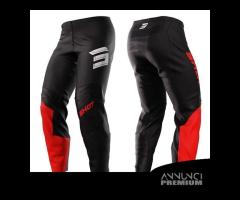 PANTALONE MOTO CROSS FUORISTRADA SHOT SQUAD ROSSO