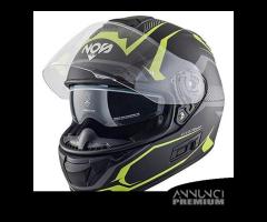 CASCO INTEGRALE MOTO NOS NS7F FIBRA + VISIERA FUME