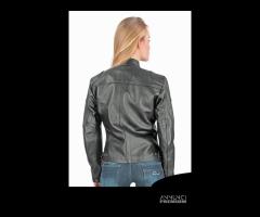 GIACCA PELLE MOTO OJ MIRAGE DONNA NERO PROTEZIONI