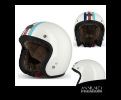 CASCO JET MOTO CAFE RACER CUSTOM VINTAGE GASOLINE - 1