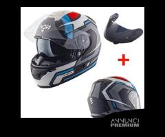 CASCO INTEGRALE MOTO NOS NS7F FIBRA VETRO +VISIERA - 1