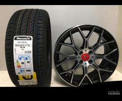 Cerchi in lega 17 Fiat 500 Abarth con gomme nuovi