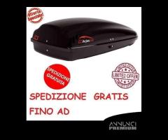 Box portatutto auto G3 Arjes 320 NERO LUCIDO Nuov