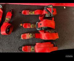 Kit cinture di sicurezza rosse 500 Sporting