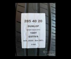 2 GOMME 285 40 20 DUNLOP A1191