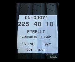 2 PNEUMATICI 225/40 R18 PIRELLI ESTIVE 80%