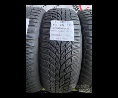 4 PNEUMATICI 195/55 R16 CONTINENTAL INVERNALI KM0