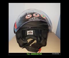 NUOVO CASCO JET COLORE NERO OPACO OMOLOGATO