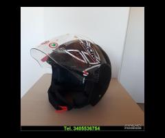 CASCO JET KY-111 NUOVO NERO OPACO