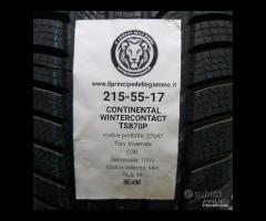 4 GOMME 215 55 17 CONTINENTAL A27647 - 2