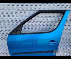 Porta anteriore sinistra blu skoda roomster 2008