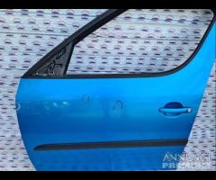 Porta anteriore sinistra blu skoda roomster 2008 - 9