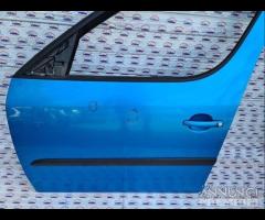 Porta anteriore sinistra blu skoda roomster 2008 - 10