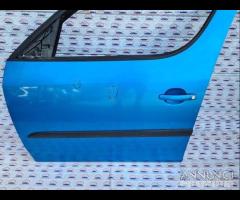 Porta anteriore sinistra blu skoda roomster 2008 - 11