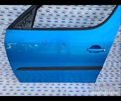 Porta anteriore sinistra blu skoda roomster 2008 - 12