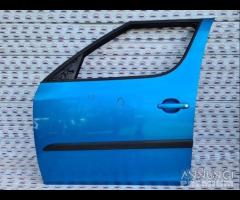 Porta anteriore sinistra blu skoda roomster 2008 - 25