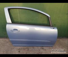 Porta lato passeggero celeste opel corsa D 2012