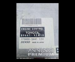 Ecu89661-42A10 CENTRALINA MOTORE TOYOTA Rav4 2° Se