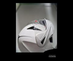 CASCO DIEFFE MODULARE DOPPIA VISIERA BIANCO LUCIDO