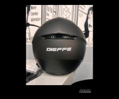 CASCO DIEFFE GRIGIO GRAFITE OPACO VISIERA LUNGA