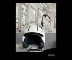 Casco dieffe demijet warrior bianco linea luxury