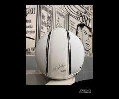 Casco dieffe demijet warrior bianco linea luxury