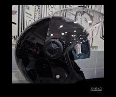 CASCO DIEFFE DOPPIA VISIERA NERO LUCIDO