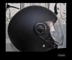 CASCO DIEFFE DOPPIA VISIERA NERO OPACO