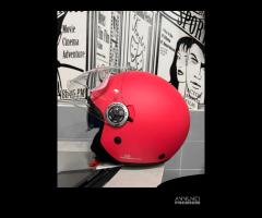 CASCO GARIBALDI DOPPIA VISIERA CORALLO-ROSSO