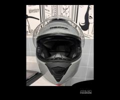 CASCO DIEFFE MODULARE DOPPIA VISIERA GRIGIO FINANZ