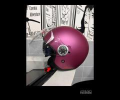 CASCO GARIBALDI DOPPIA VISIERA FUCSIA OPACO