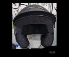 CASCO DIEFFE DEMIJET 3 BOTTONI NERO OPACO