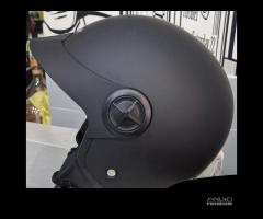 CASCO DIEFFE DEMIJET 3 BOTTONI NERO OPACO