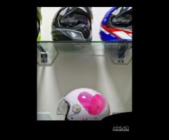 CASCO DIEFFE DEMIJET CON CUORI E SCRITTA LOVE