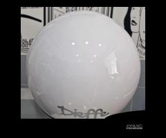 CASCO DIEFFE BIANCO LUCIDO VISIERA ELICOTTERO