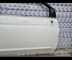 Porta anteriore destra bianca fiat nuova 500 2010 - 8