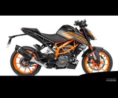 Scarico Leovince LV ONE EVO BLACK KTM Duke 125/390