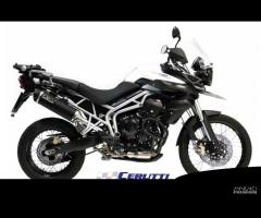 Scarico Leovince NERO Triumph Tiger 800 XC 2011 - - 1