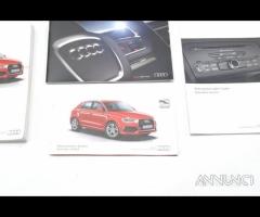 LIBRETTO USO E MANUTENZIONE AUDI Q3 Serie (8UG) CU