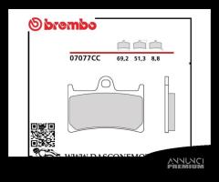 COPPIA PASTIGLIE BREMBO ORGANICHE TMAX 2008 2020