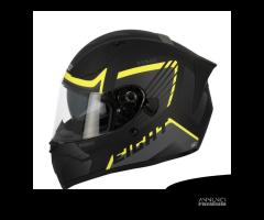 casco integrale S441 VENGE PINLOCK Nero Giallo